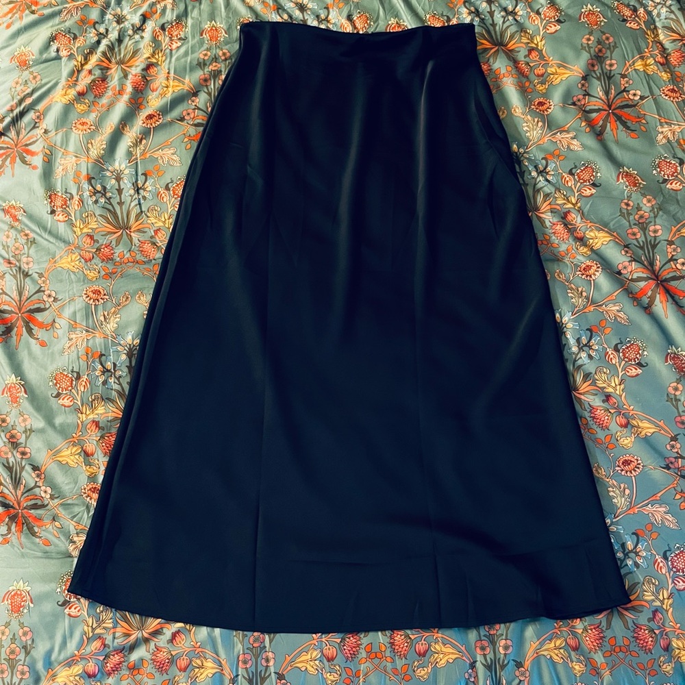 Amazon Elegant Midnight Blue A-Line Skirt